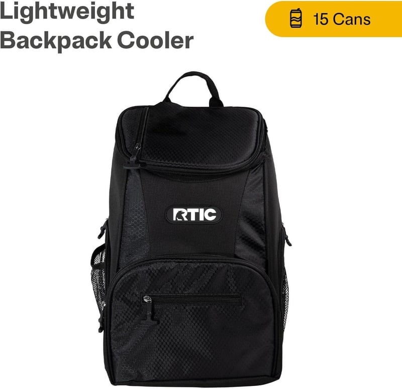 15 Can Soft Insulated Backpack Cooler for Travel & Camping