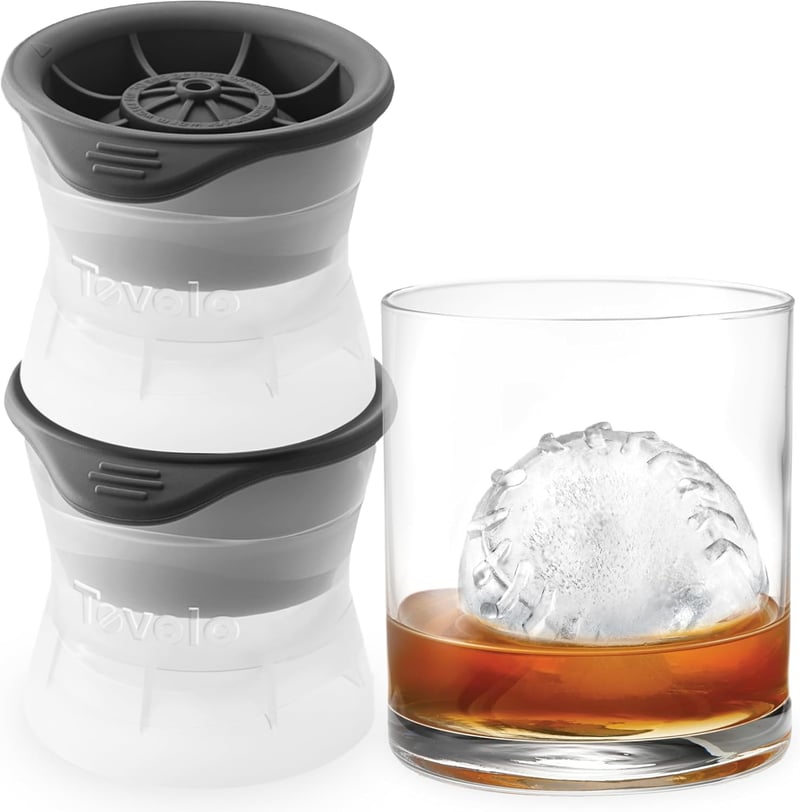 Baseball Ice Molds Set of 2 – Sports Theme, Dishwasher-Safe