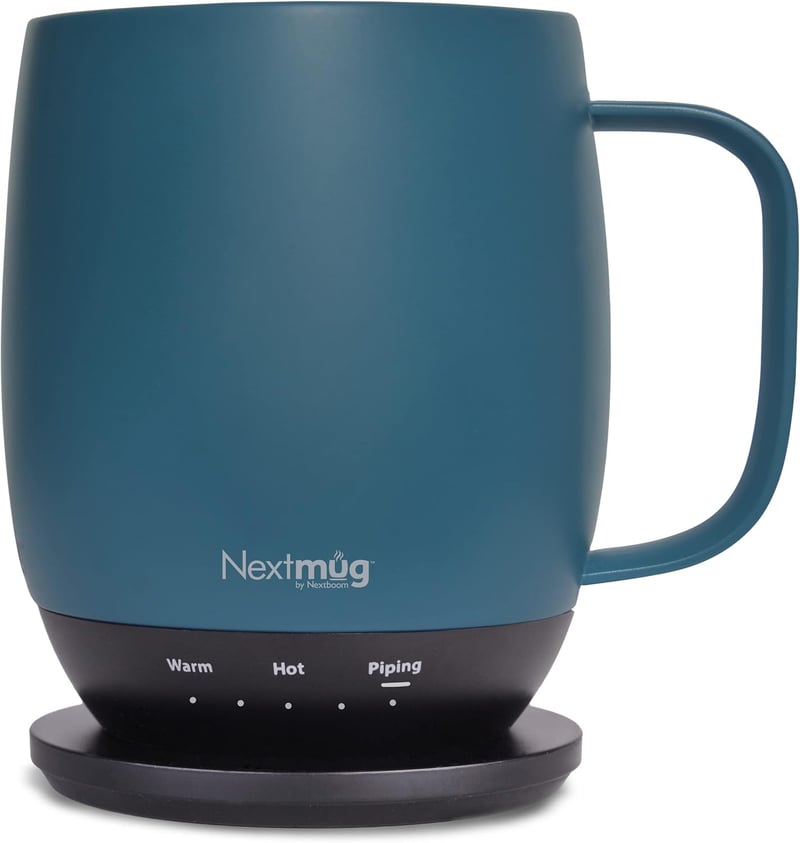 Self-Heating Coffee Mug, Slate Blue, 14 oz