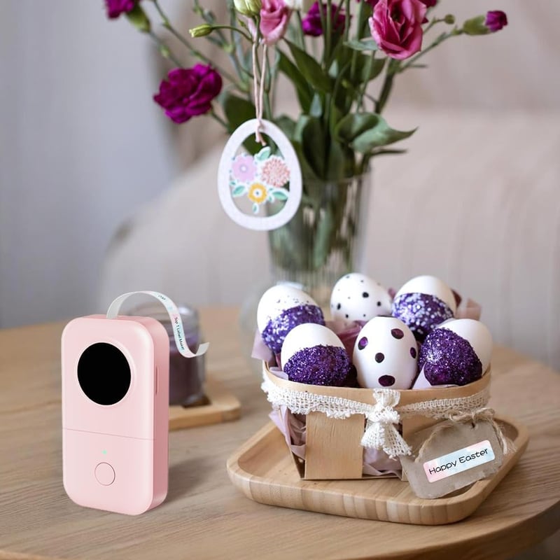 Portable Bluetooth Label Maker – Rechargeable with Templates