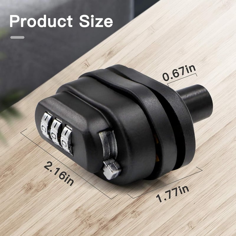 3-Digit Combination Gun Trigger Lock Set, 5-Pack