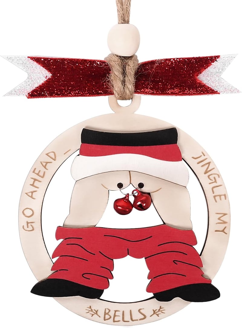 Funny 2024 Christmas Ornament, Naughty Dirty Santa Gift