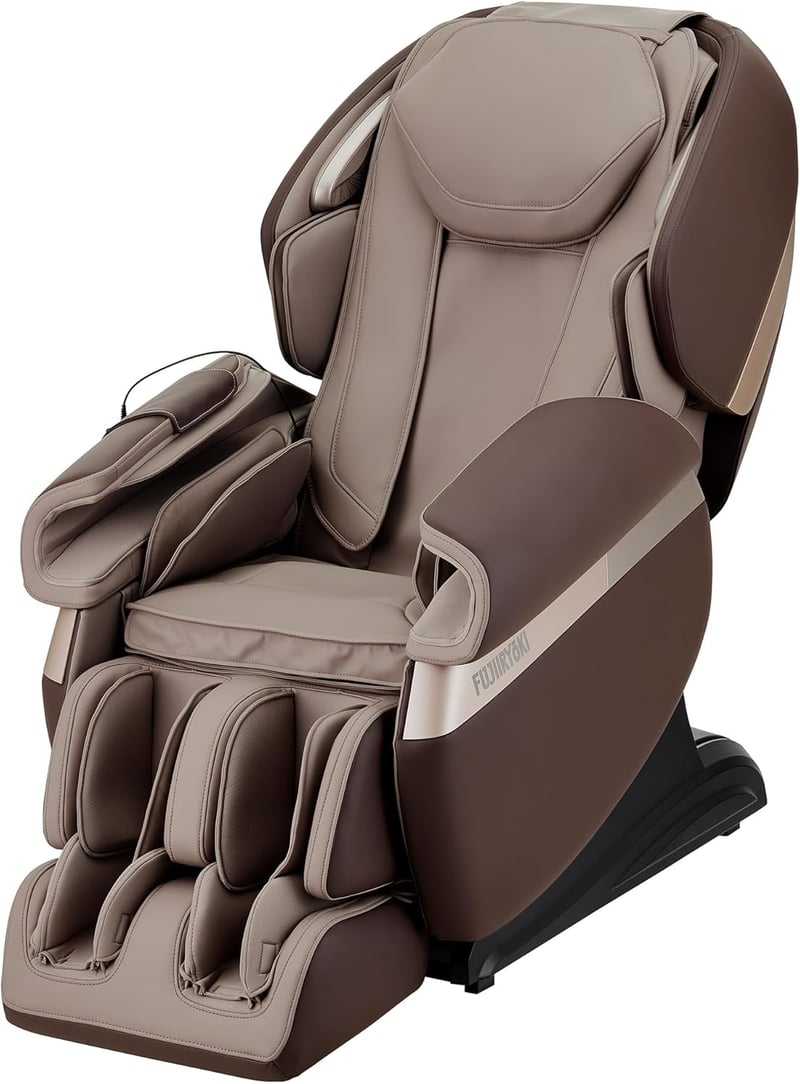 Zero Gravity Massage Chair with Touchscreen Remote (Coffee)