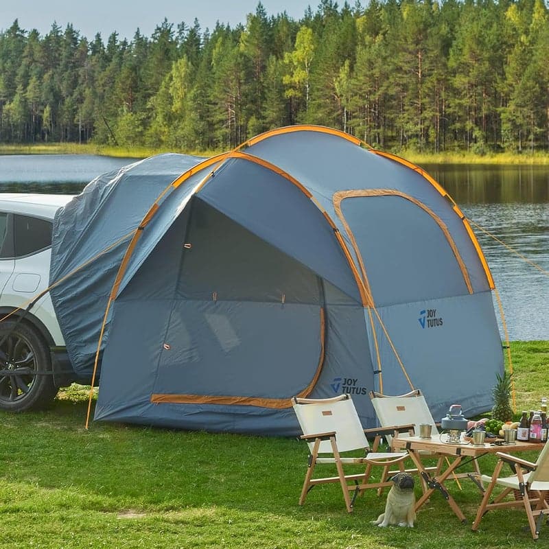 Camping SUV Tent with Rainfly, Double Door, Waterproof, 6-8 Person
