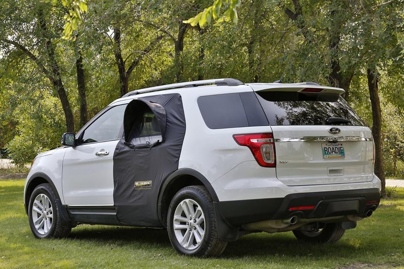 SUV Camping Window Tent with Bug Screen & Awning (Patented)