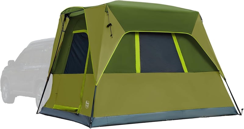 5-Person SUV Tent with Movie Screen & Rainfly for Camping