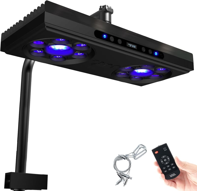 140W Reef Aquarium Light with Timer & Sunrise/Sunset Modes