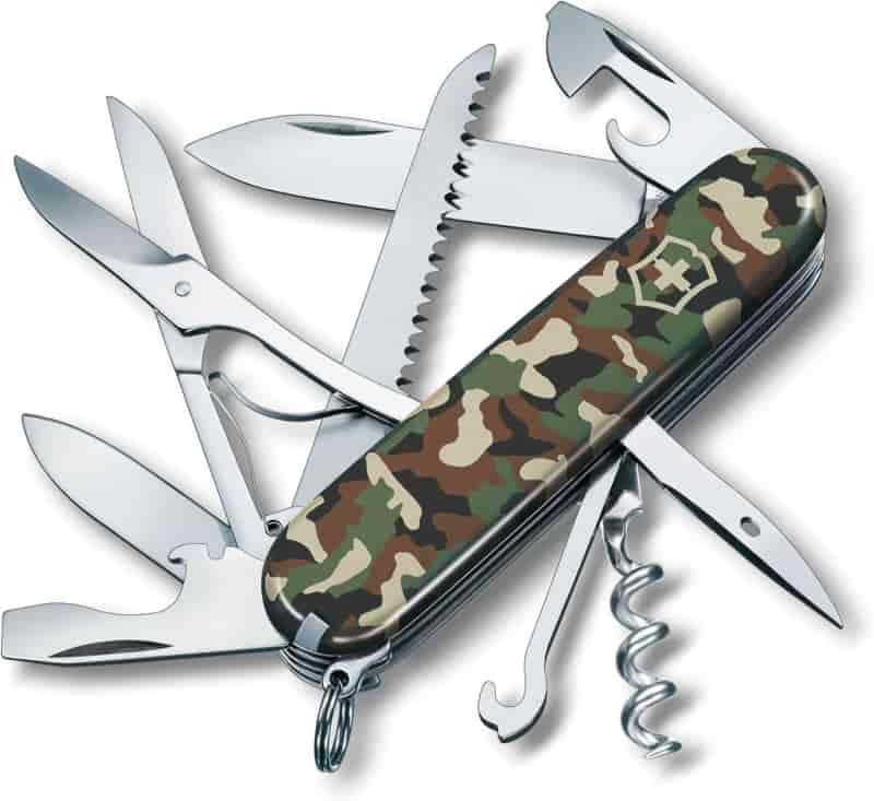 Victorinox Camouflage Swiss Army Knife - 15 Functions
