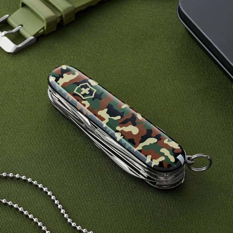Victorinox Camouflage Swiss Army Knife - 15 Functions