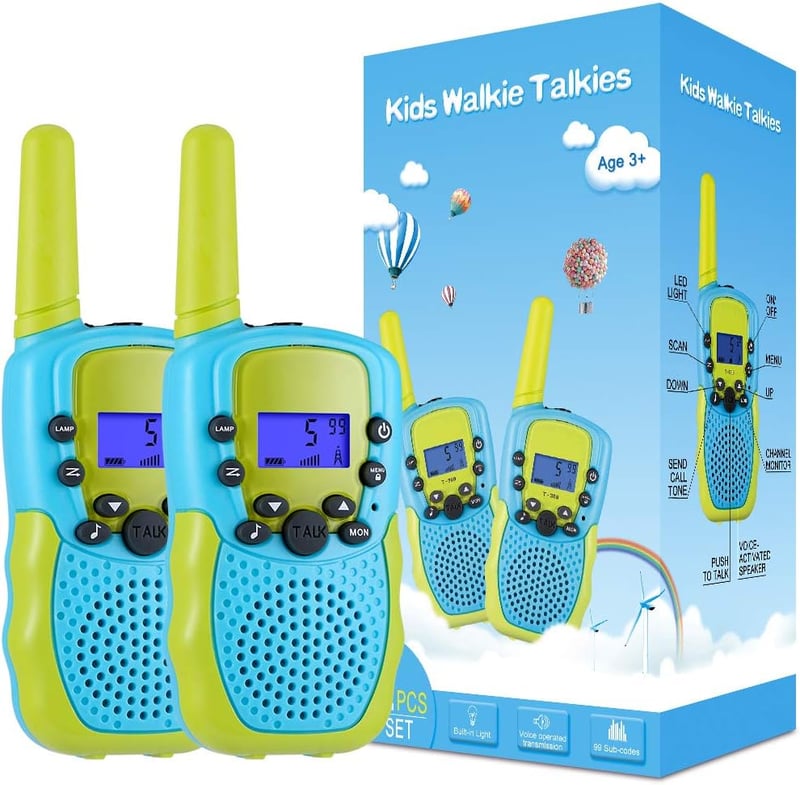 Easter Walkie Talkies for Kids, 22-Channel 2-Way Radio Toy