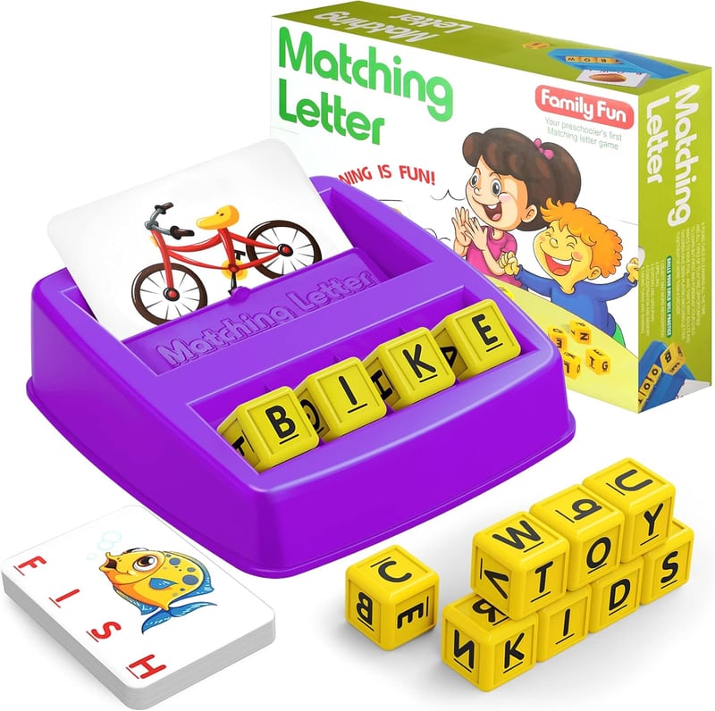 Christmas Educational Spelling Game Toy for Kids Ages 3-6