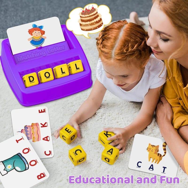 Christmas Educational Spelling Game Toy for Kids Ages 3-6