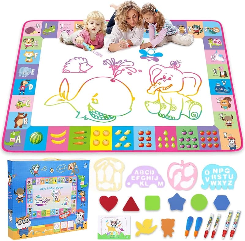 Kids' Doodle Mat - Pink Magic Drawing Toy