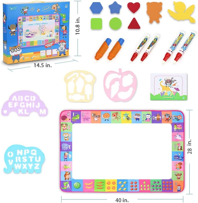 Kids' Doodle Mat - Pink Magic Drawing Toy