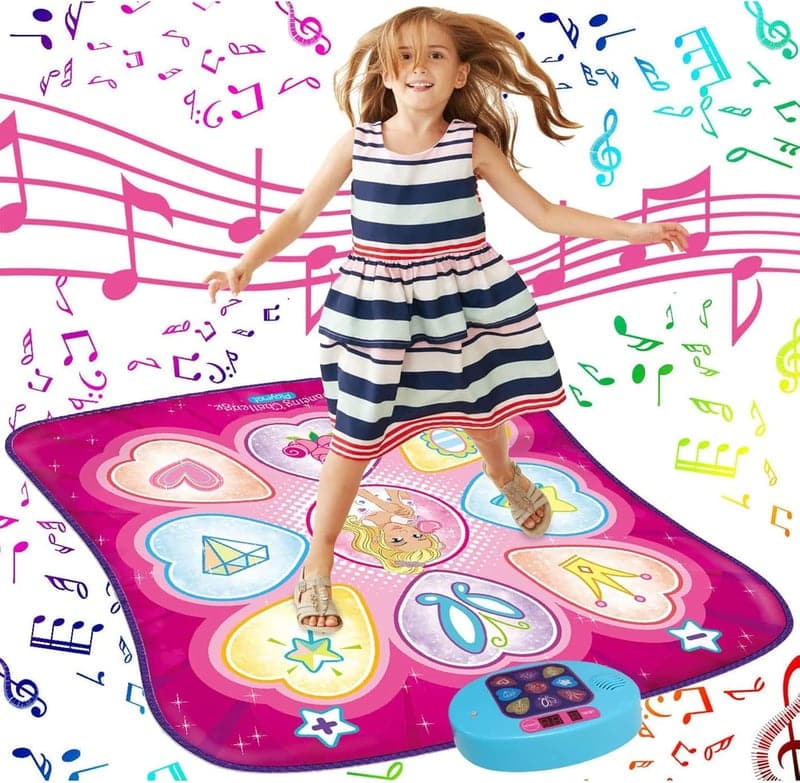 Dance Game Mat for Kids with LED Lights