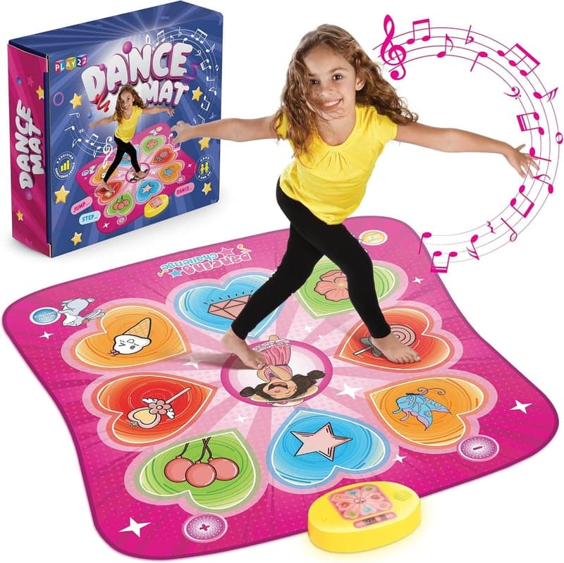 Birthday Dance Mat for Kids with LED & Music
