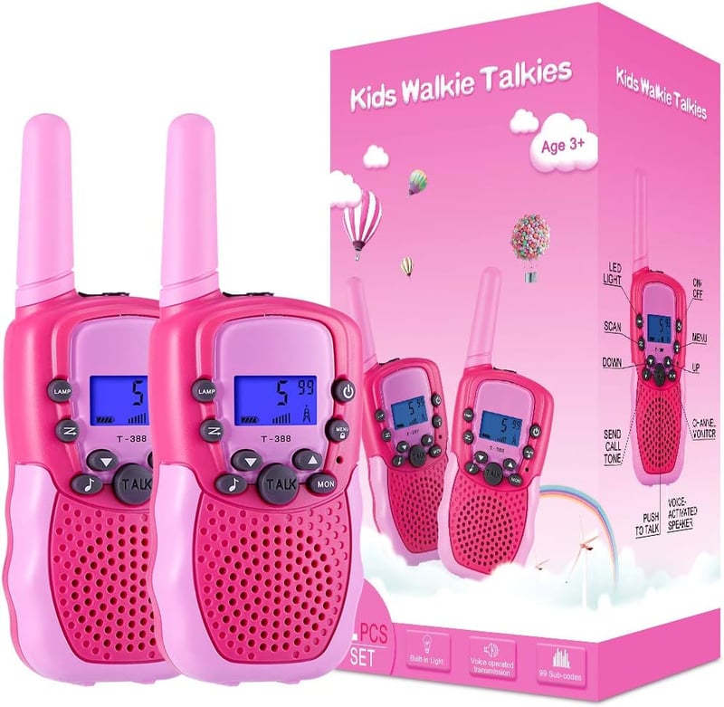Kids' Walkie Talkies, 22 Channels, 3-Mile Range