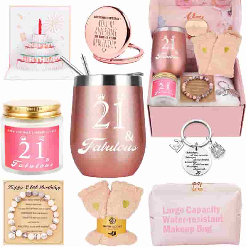 21st Birthday Gift Box for Women – Unique Keepsake Basket