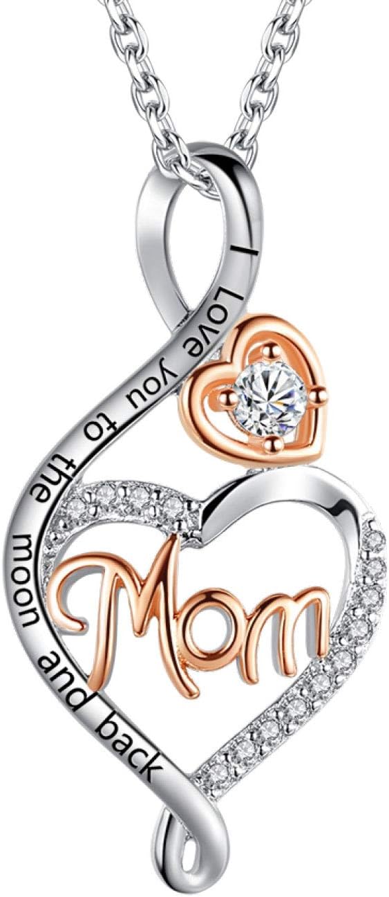Mother's Day Sterling Silver Necklace for Mom & Grandma