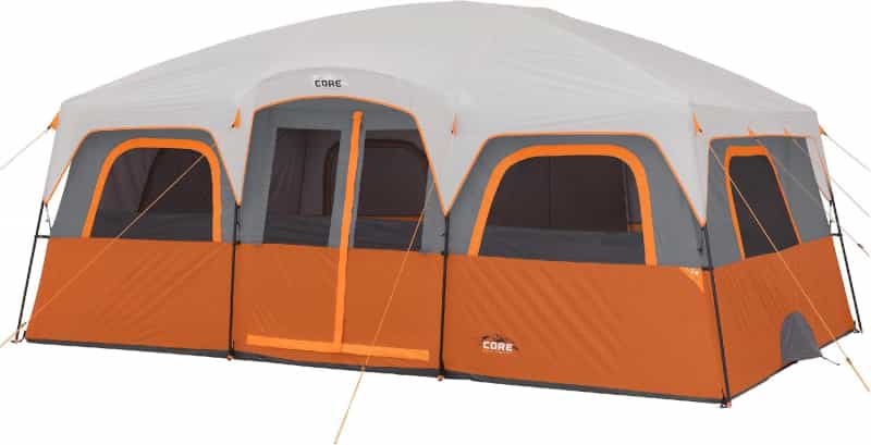 Family Camping Tent | 10-12 Person Multi-Room Cabin for Outdoors