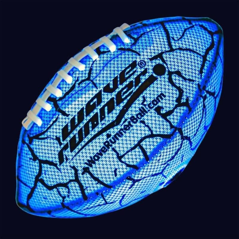LED Glow-in-Dark Football with Pump & Batteries