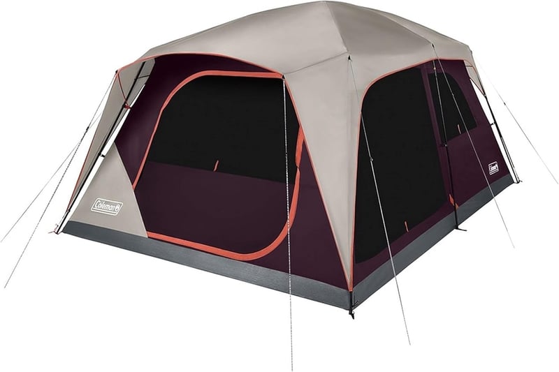 8-Person Family Camping Tent with Screen Room & Rainfly