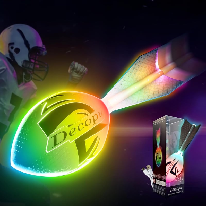 Birthday Glow Football: LED Color-Changing Toy for Kids