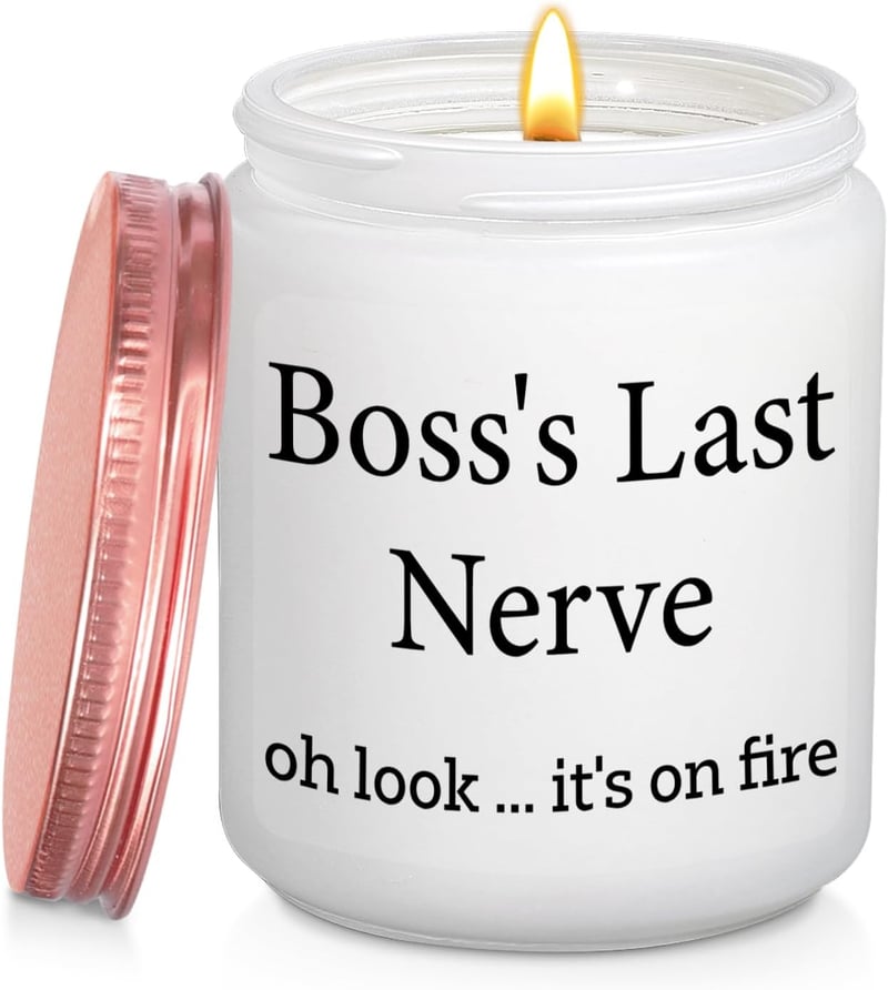 Boss's Day Lavender Candle Gift