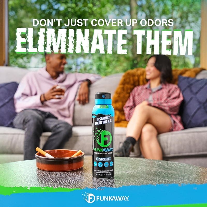 Smoke Odor Eliminator Spray, 3.4 oz, for Cigarette & Campfire Air