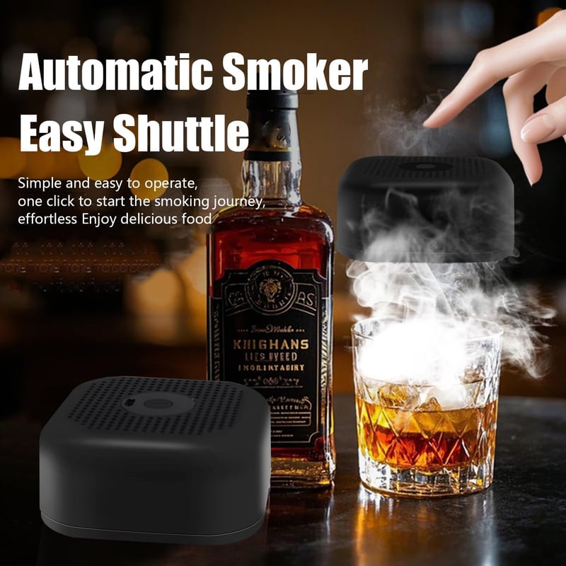 Men's Whiskey Smoking Kit with 6 Wood Chip Flavors