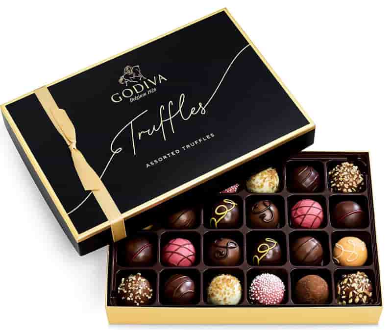 Birthday Assorted Chocolate Truffle Gift Box, 24pc by Godiva