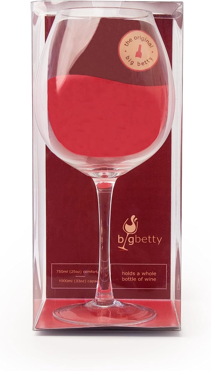 Giant Wine Glass for Wine Lovers, 750ml Bottle Capacity