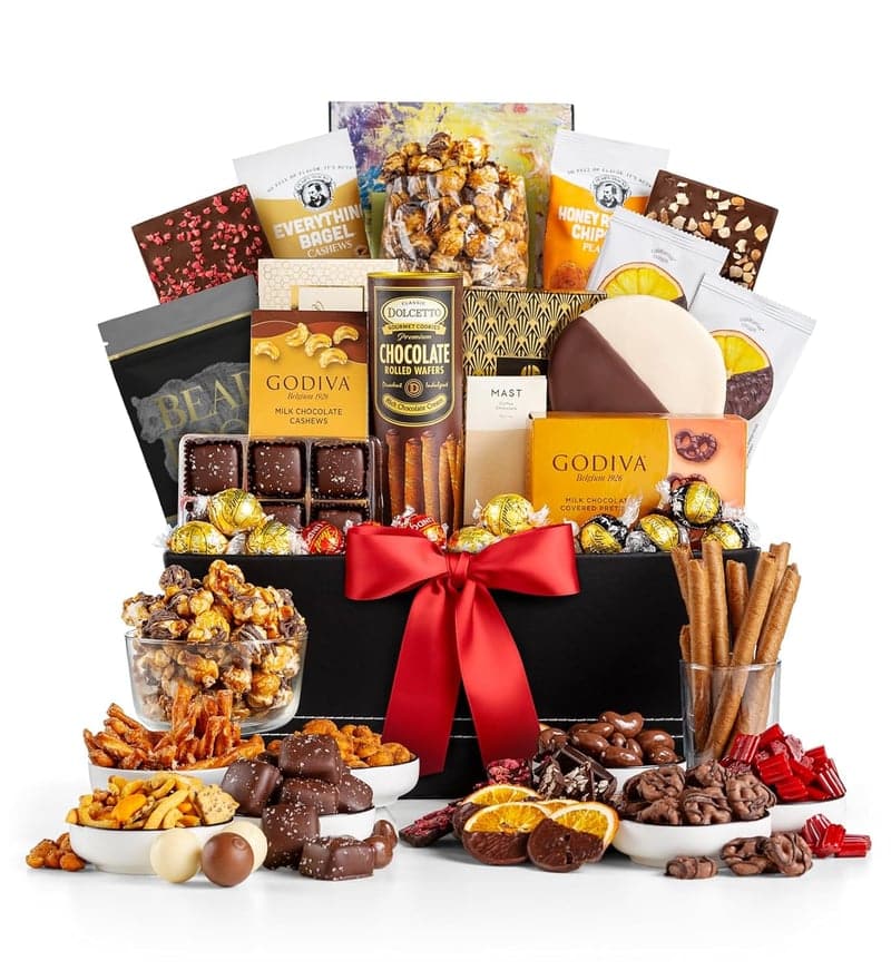 Thanksgiving Gourmet Gift Basket with LINDOR Truffles & Chocolates