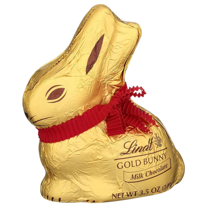 Easter Milk Chocolate Gold Bunny Basket, 3.5 oz