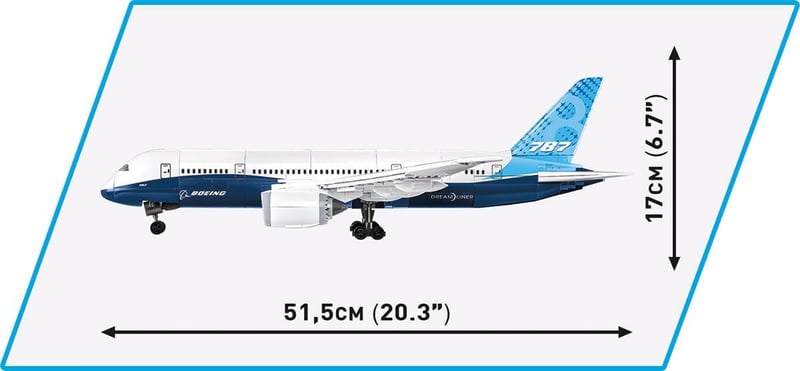 Boeing 787-8 Dreamliner Model Plane Toy