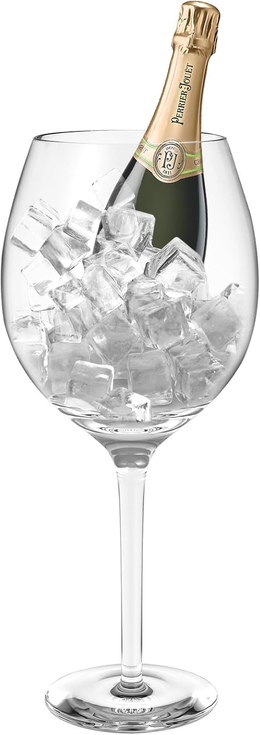 Hand-Blown 112oz Wine Glass, Italian Design for Celebrations