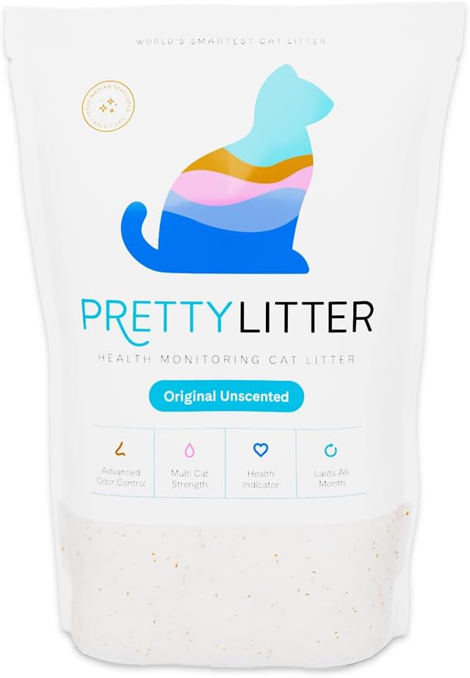 Health Monitoring Unscented Crystal Cat Litter, 6 lbs