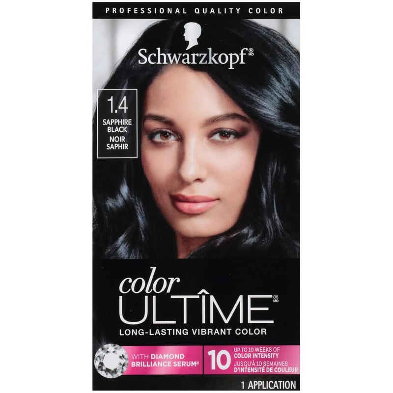 Sapphire Black Permanent Hair Dye - Vivid, Fade-Resistant Shine