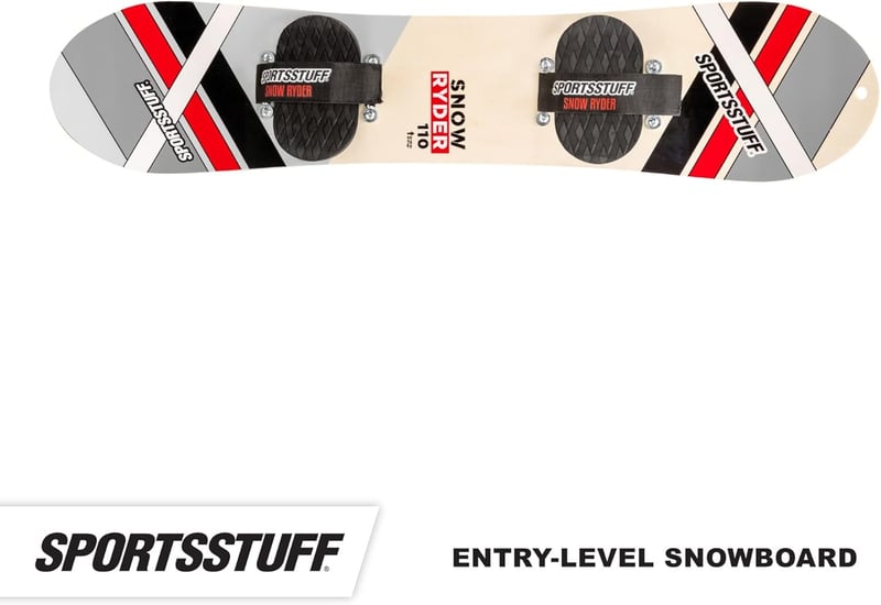 Beginner Snowboard - Hardwood Design, Multiple Sizes/Colors