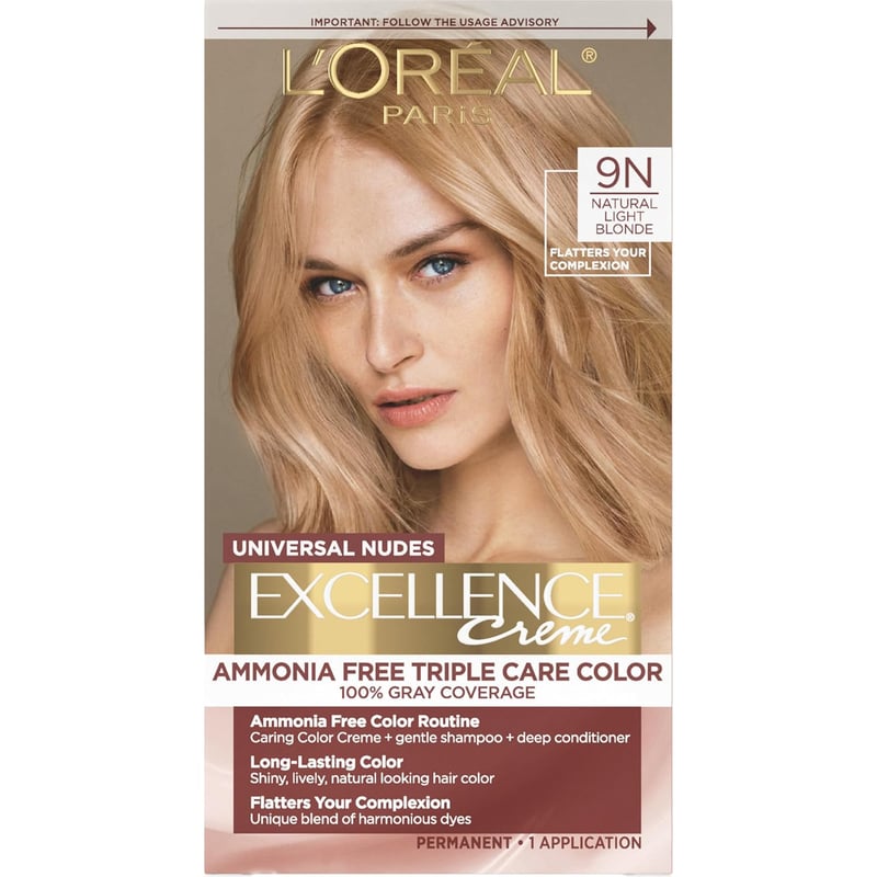 Universal Nudes Ammonia-Free Hair Dye, Light Blonde