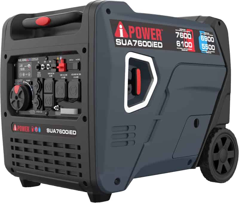7600W Dual Fuel Inverter Generator with CO Sensor for RV & Camping