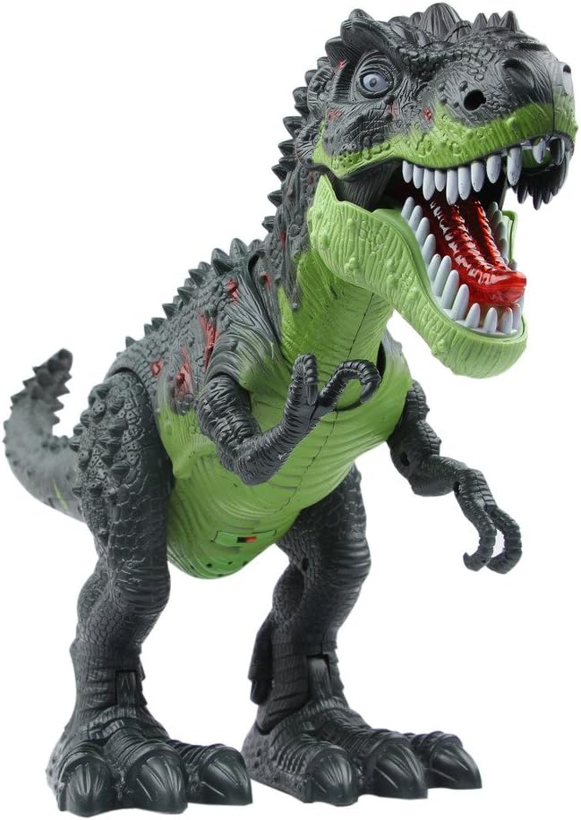 Walking Green Tyrannosaurus Rex Electronic Toy