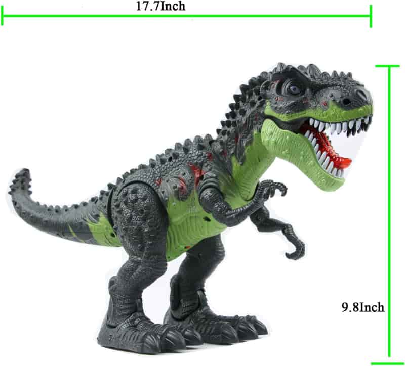 Walking Green Tyrannosaurus Rex Electronic Toy