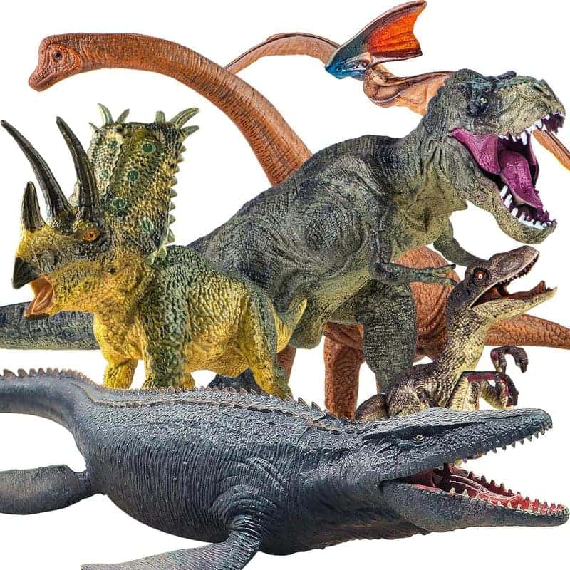Jumbo Dinosaur Toy Set – 6PCS Realistic Playset for Kids