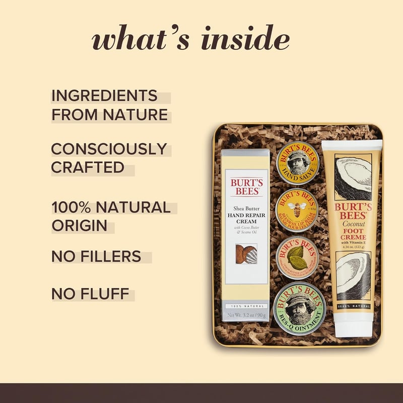 Giftable Burt's Bees Classics Set - 6 Product Tin