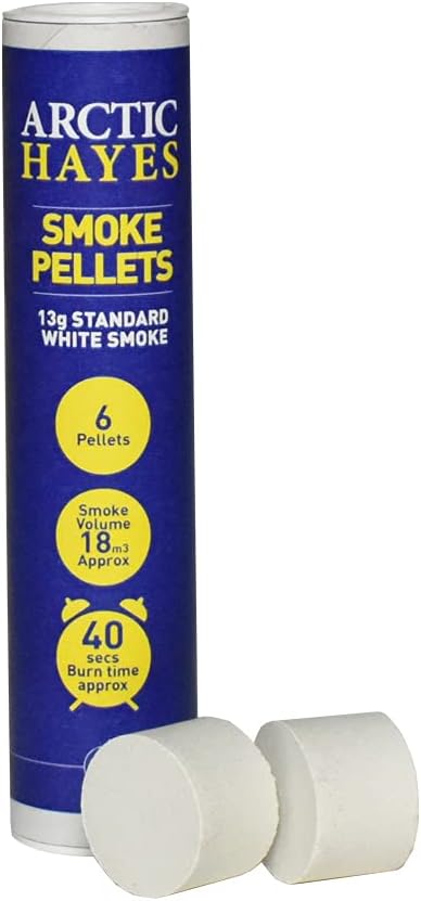 White Smoke Pellets - Tube of 6, 13g