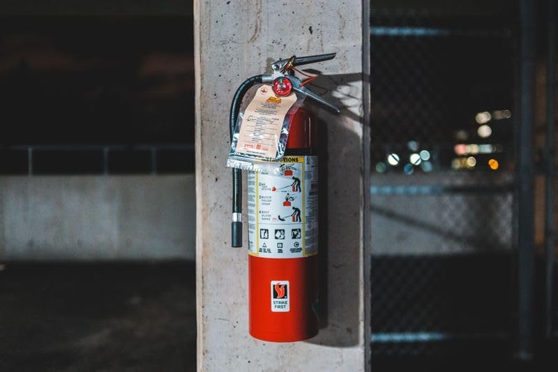 Fire Extinguisher with Wall Hook, 5 lb. ABC