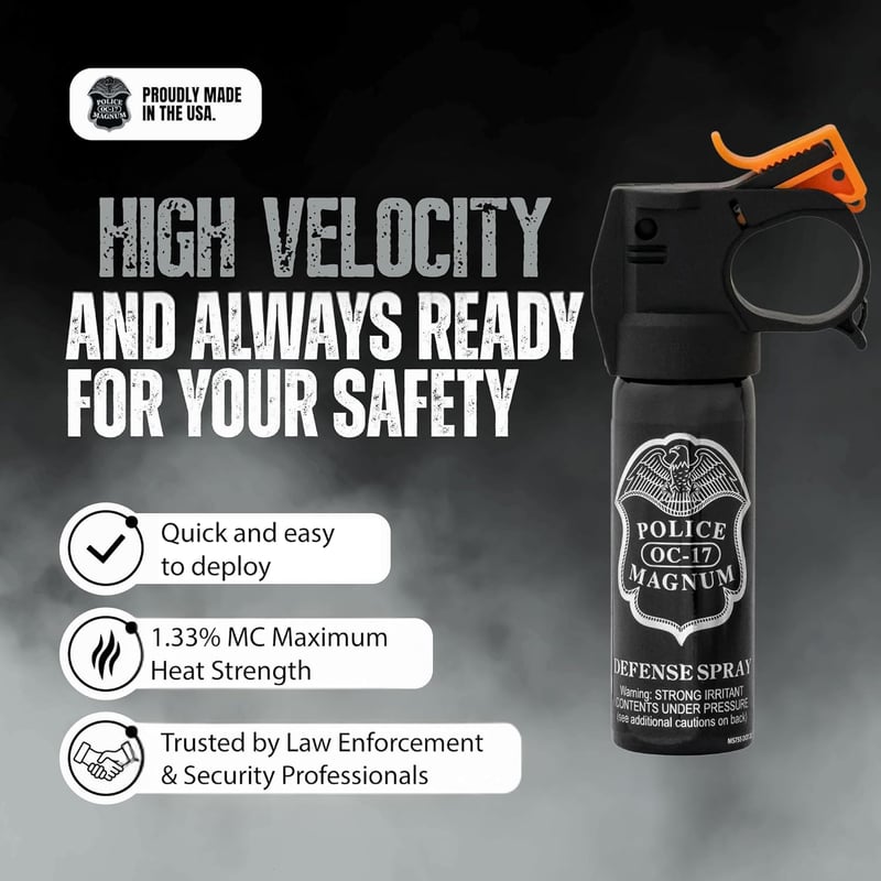Pepper Spray Fogger - Maximum Strength Tactical Defense