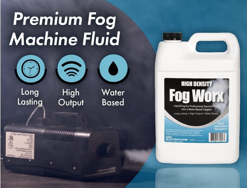 Extreme Density Fog Juice - Odorless Fluid for Fog Machines