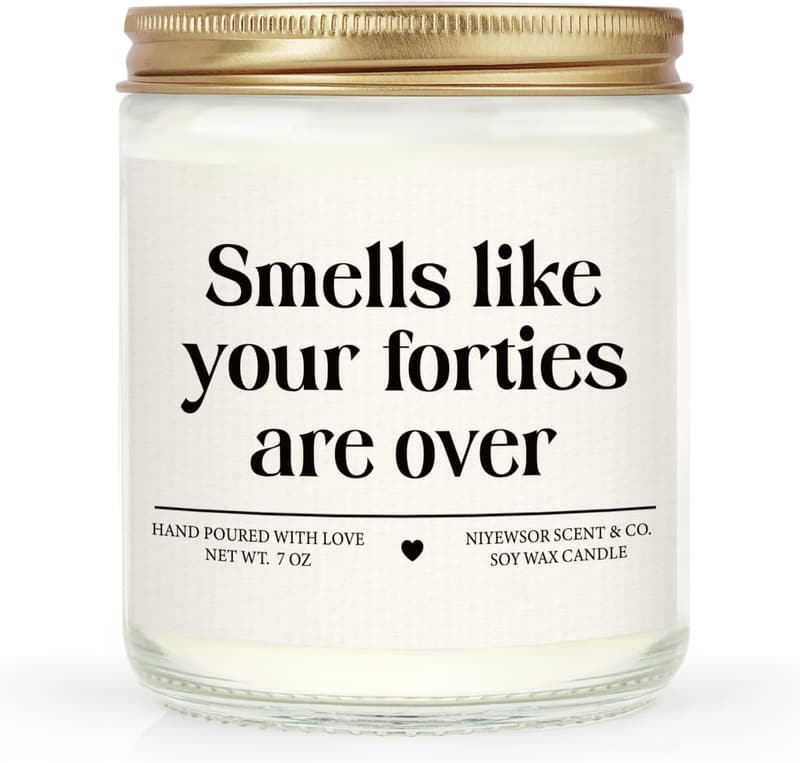 50th Birthday Handmade 7oz Candle for Women and Men